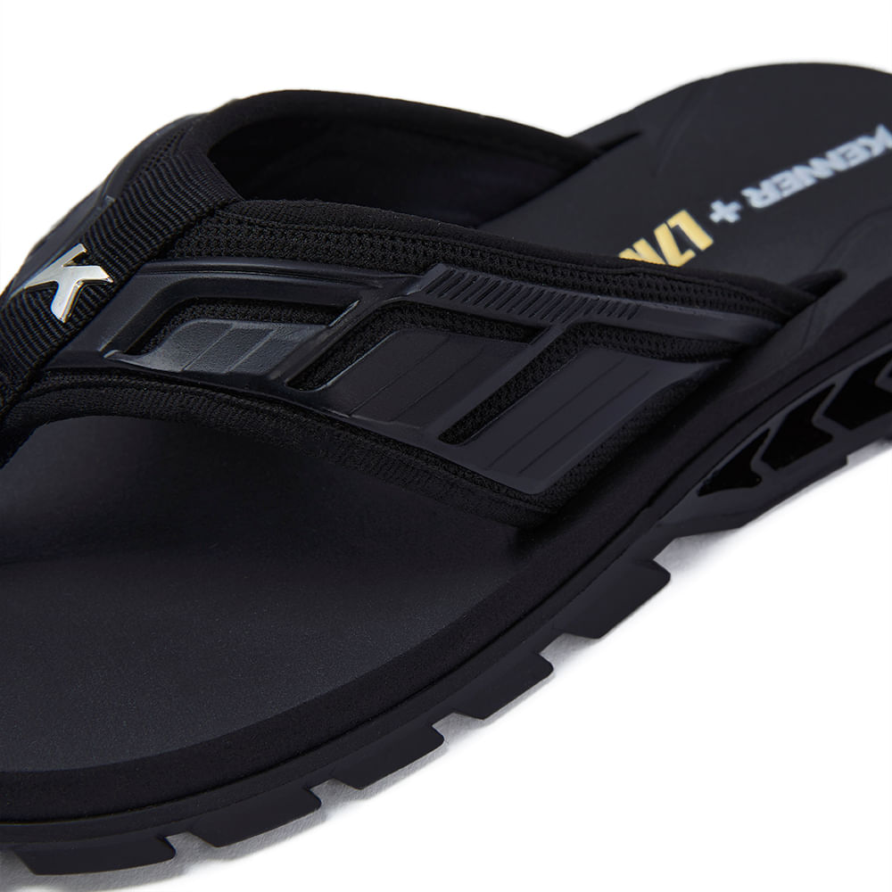 Sandália kenner rakka full force l7 preto - kenner