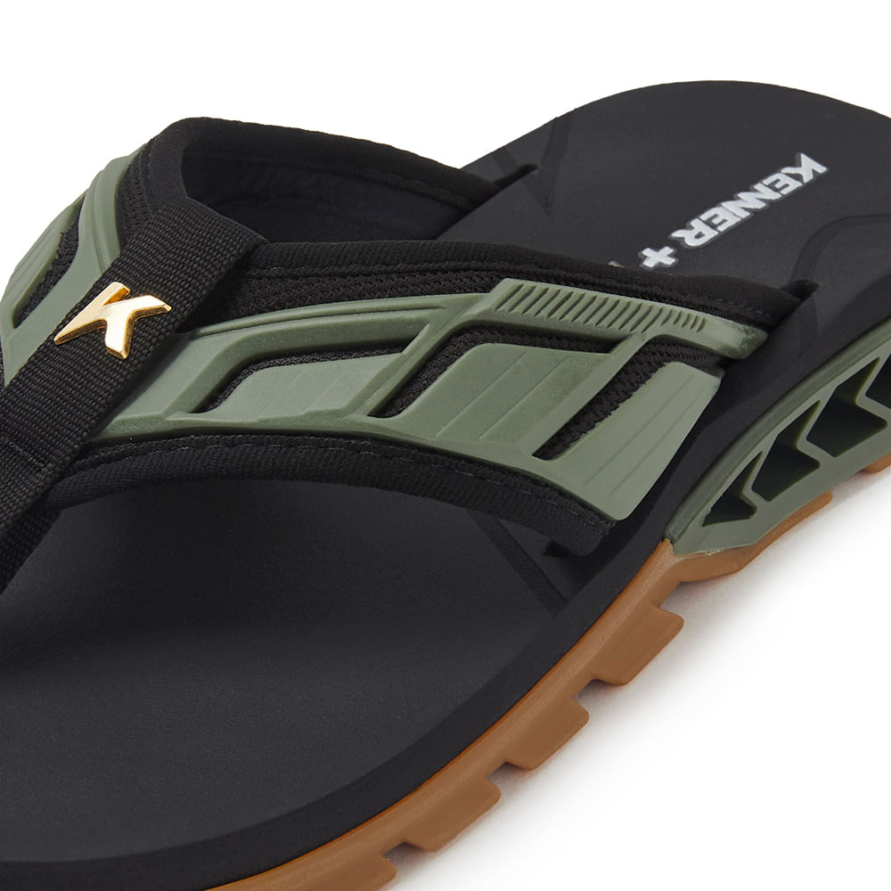 Sandália kenner rakka full force l7 preto - kenner