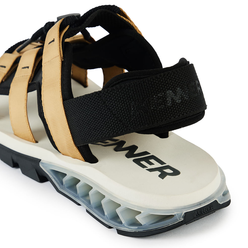 Sandália kenner rakka mezkla bege - kenner