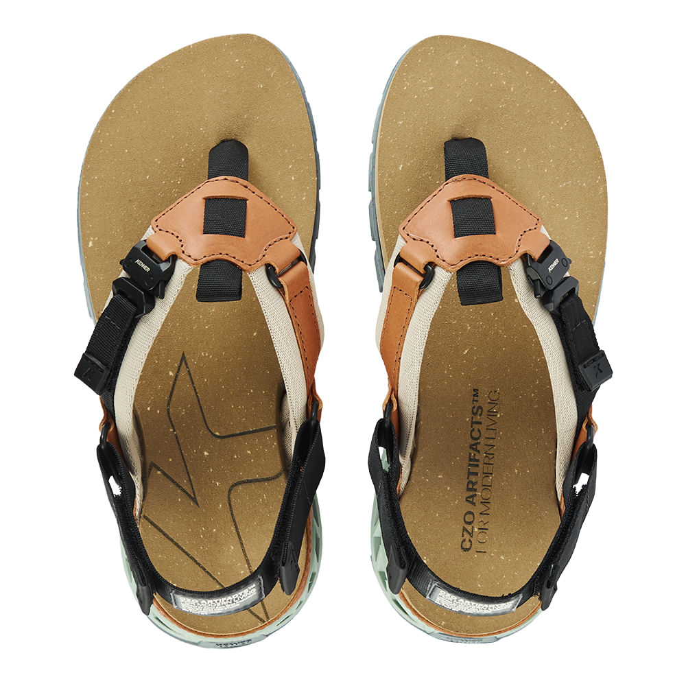 Sandália kenner rakka craft thong bege kenner