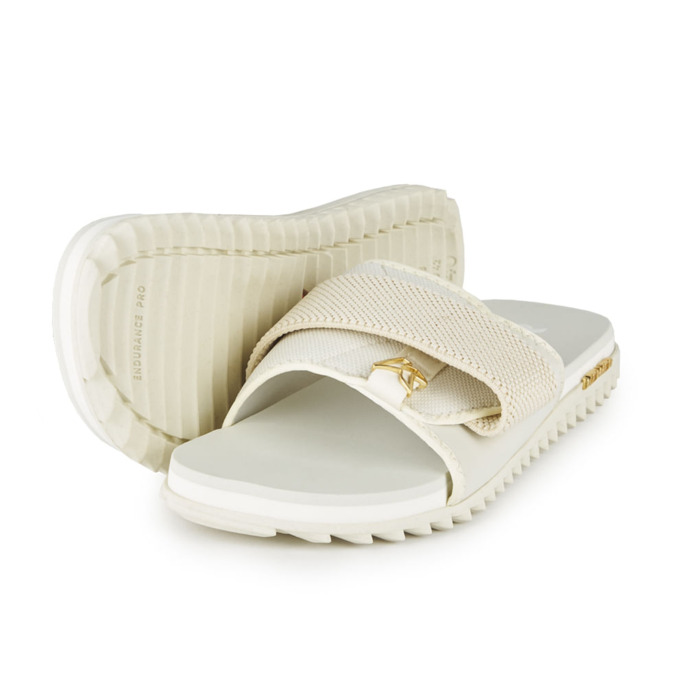 Sandália kenner kivah slide bege 35 Sandália kenner kivah slide bege 35