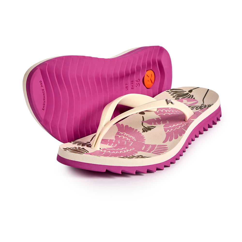 Sandália kenner ibiza pássaros rosa 34 Sandália kenner ibiza pássaros rosa 34