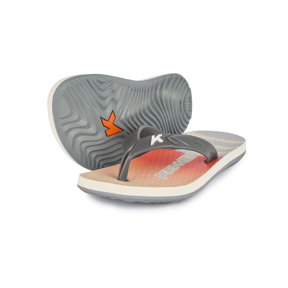 Sandália kenner summer listras kids cinza 27/28 Sandália kenner summer listras kids cinza 27/28