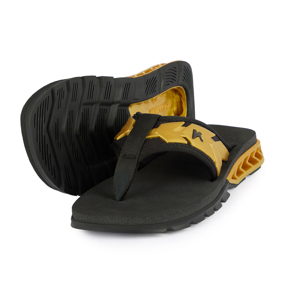 Sandália kenner rakka ultra force dourado 34/35 Sandália kenner rakka ultra force dourado 34/35