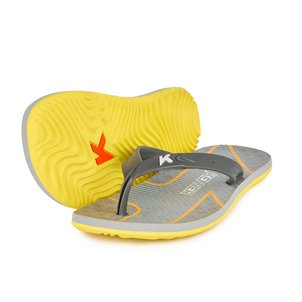 Sandália kenner summer classic amarelo e cinza 35 Sandália kenner summer classic amarelo e cinza 35