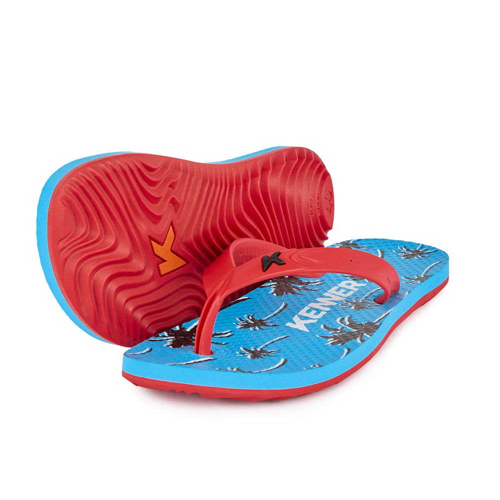 Sandália kenner summer tropical azul 35 Sandália kenner summer tropical azul 35